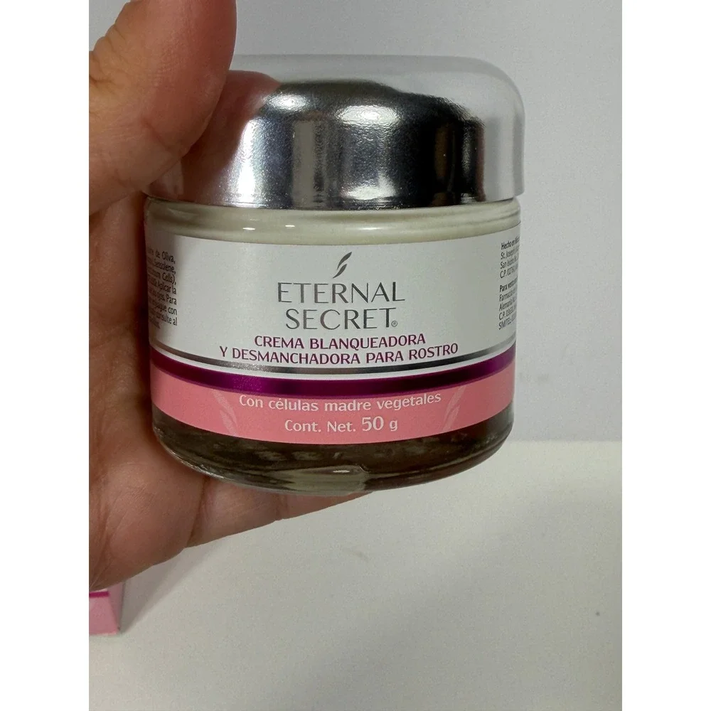 Eternal Secret Crema Blanqueadora y Desmanchadora Rostro Face Cream 50g Exp 2027